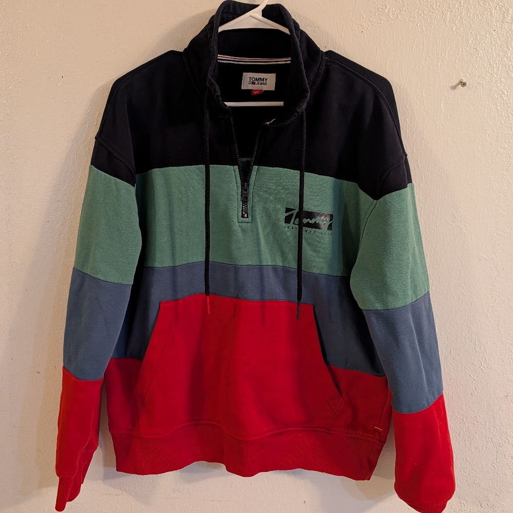 Tommy Jeans Multicolor Zip-Up Sweater